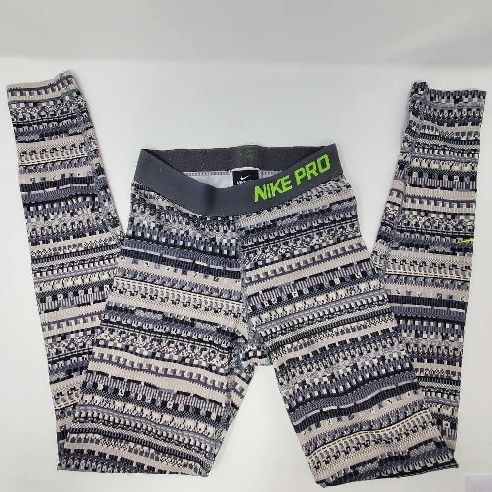 NIKE Pro Dri-Fit GEOMETRIC Leggings- Women's- Size XS